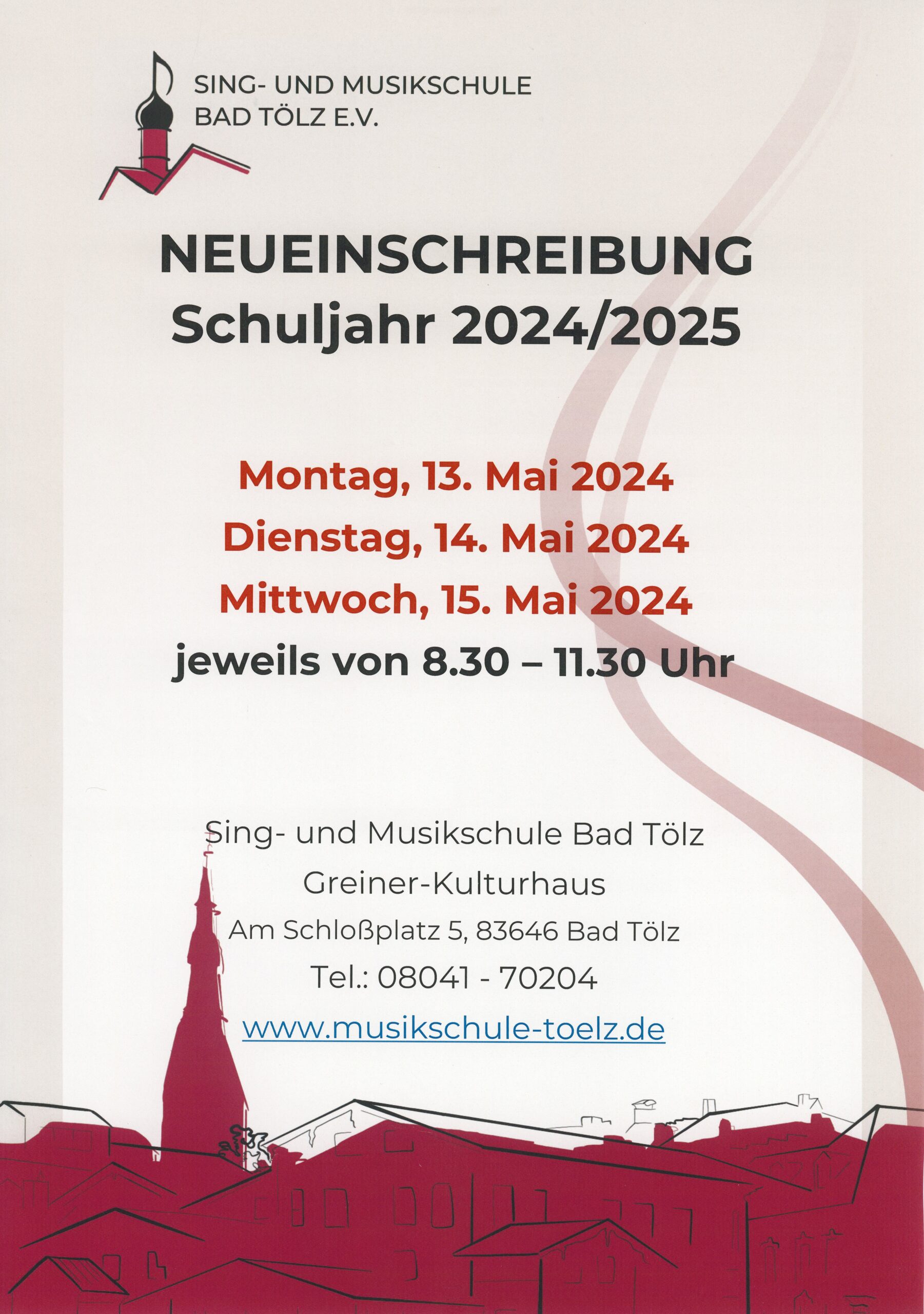 Neueinschreibung für das Schuljahr 2024/2025