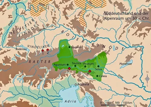 Vor- und Frühgeschichte im Kreisgebiet bis 15 v. Chr.